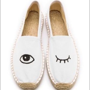 Soludos wink leather espadrilles Size 7